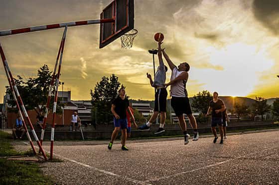 Basket-ball pratique libre tous